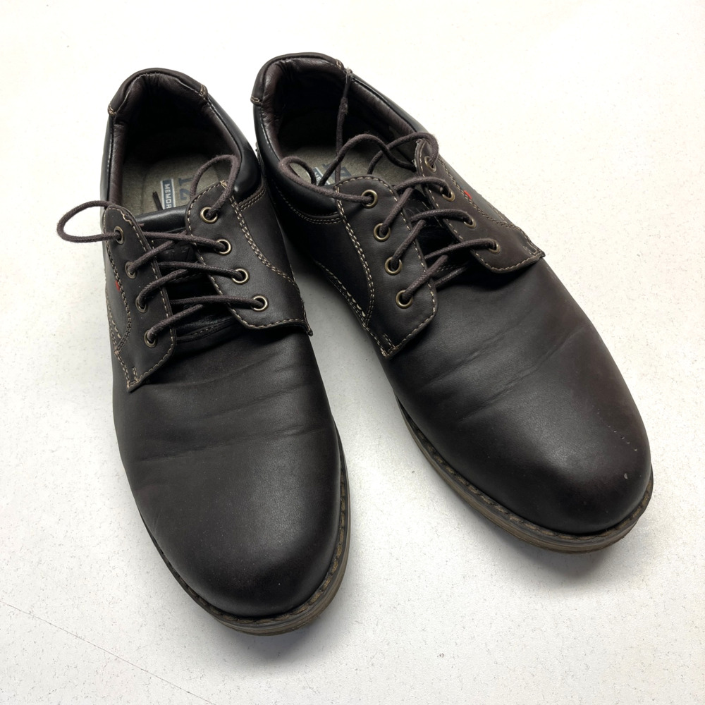 IZOD Oxford Memory Form "Cal" Oxford Lace Casual Shoe Brown 11M